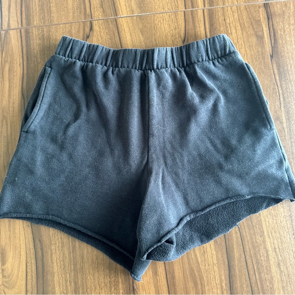 wild fable Black Fleece Shorts with Pockets